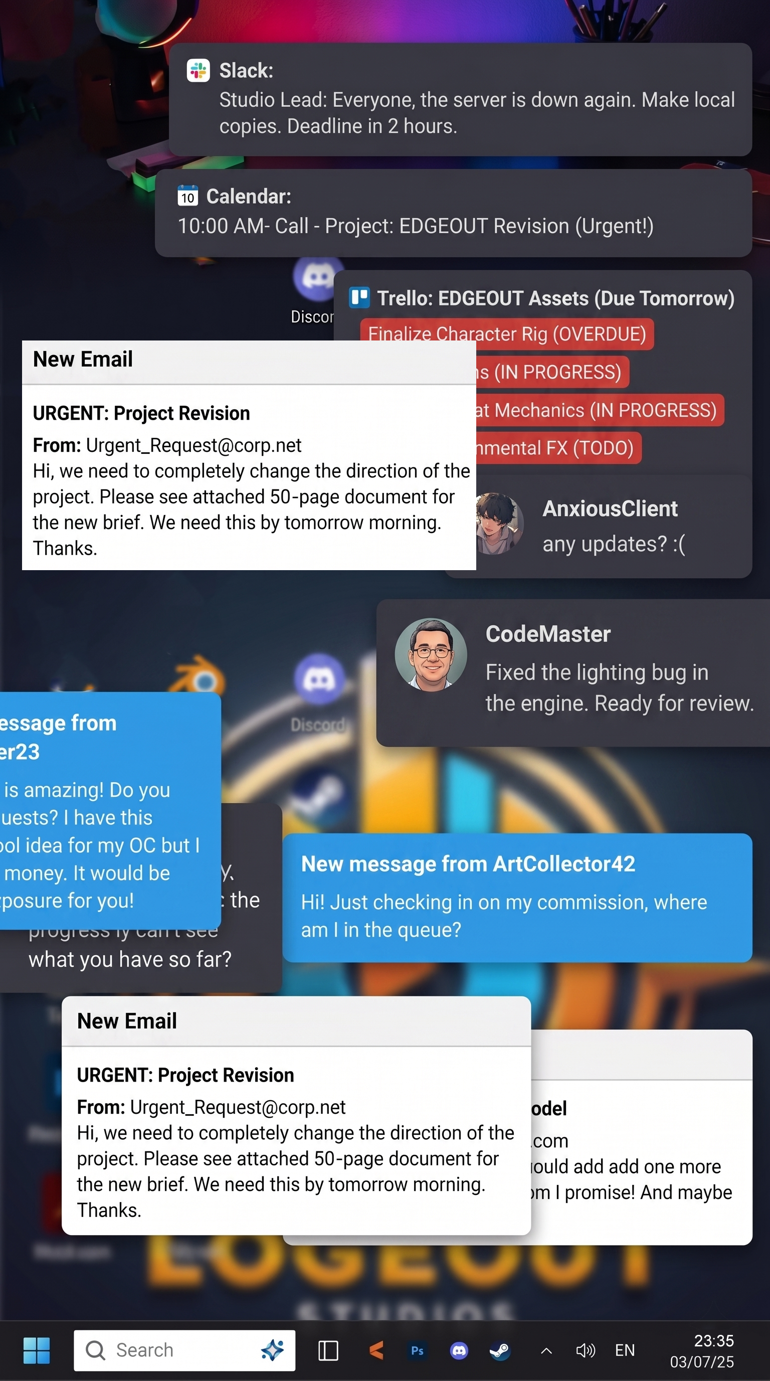 The Chaos of DMs